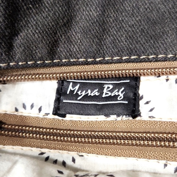 Myra Bag crossbody nubuck boho tribal print bag. Made in India festival purse - Picture 4 of 12